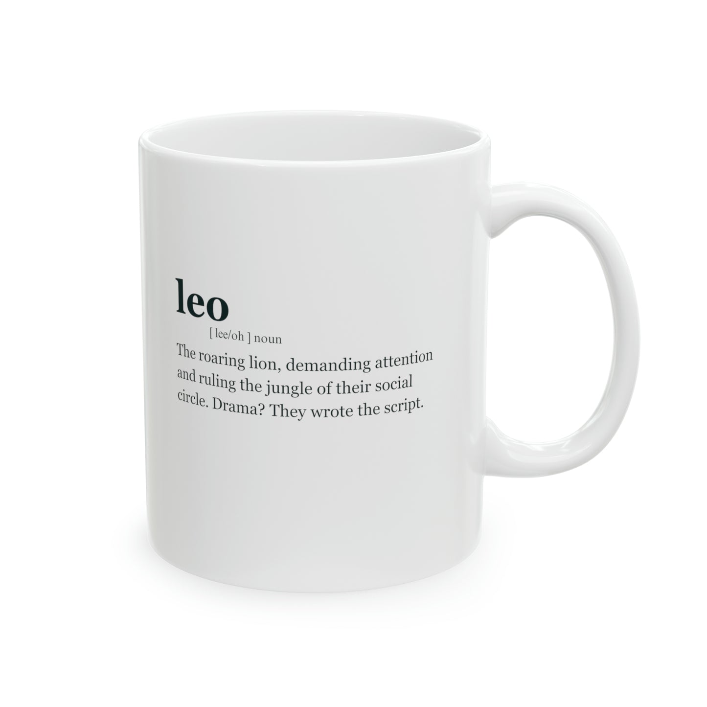 "LEO" Zodiac sign Ceramic Mug,