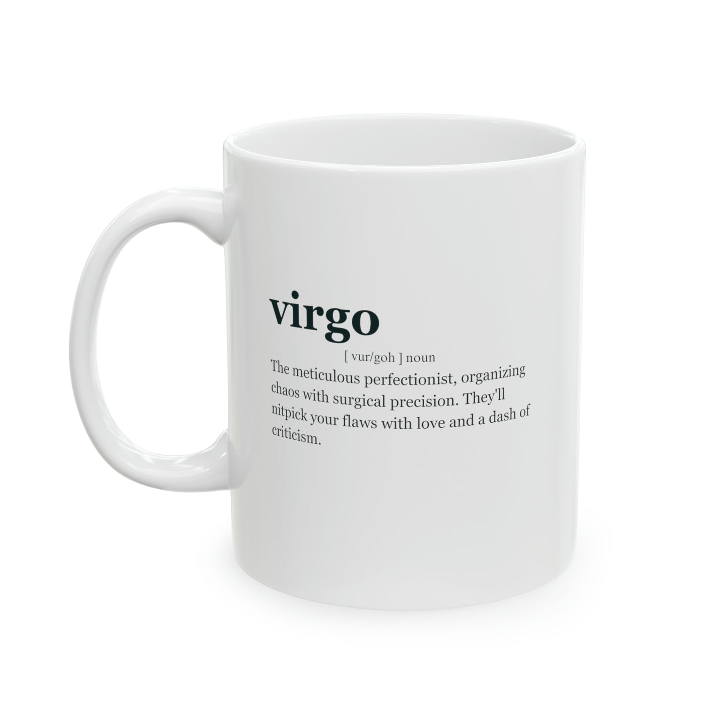 "VIRGO" Zodiac sign Ceramic Mug,