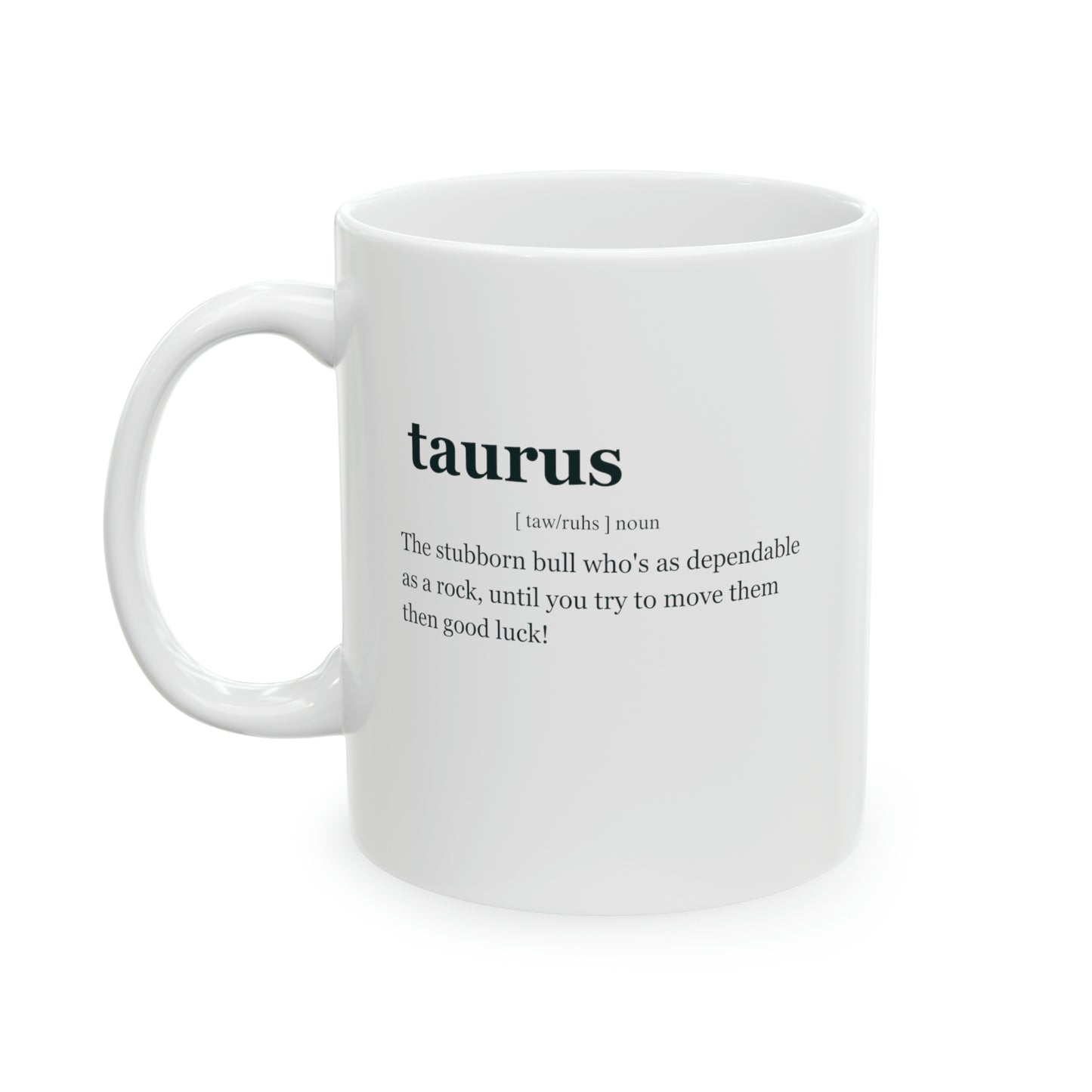 "TAURUS" Zodiac sign Ceramic Mug,