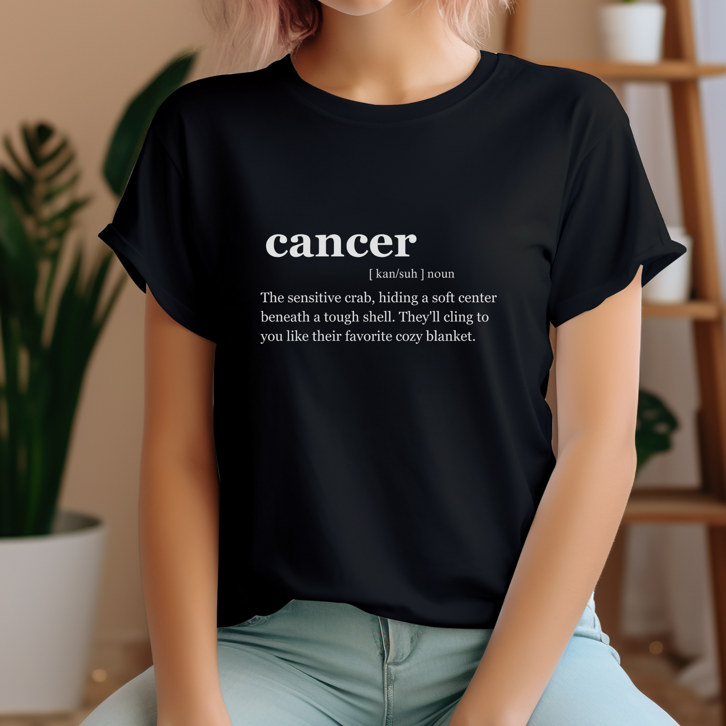 "CANCER "Zodiac sign Unisex Softstyle T-Shirt