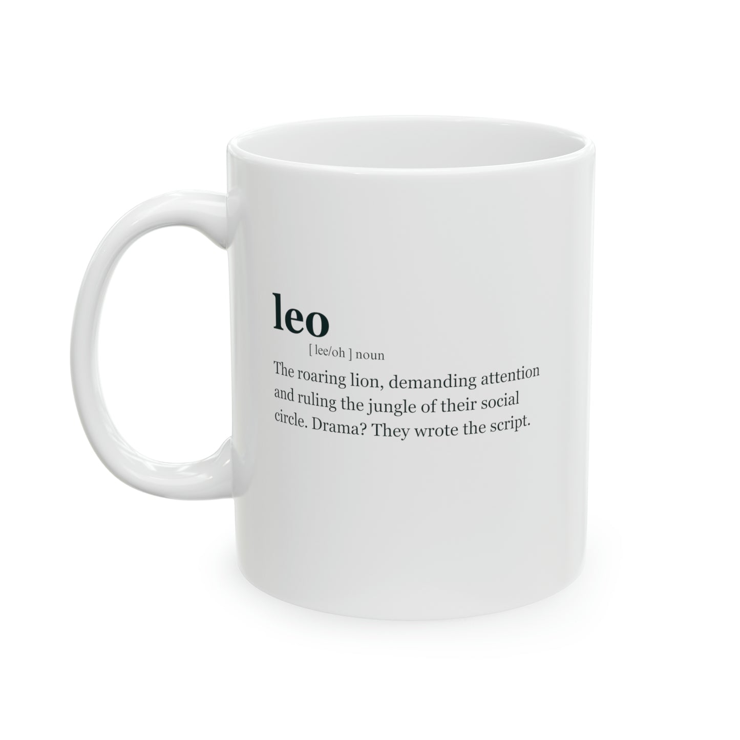 "LEO" Zodiac sign Ceramic Mug,