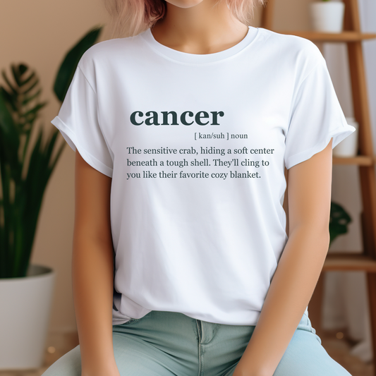 "CANCER "Zodiac sign Unisex Softstyle T-Shirt
