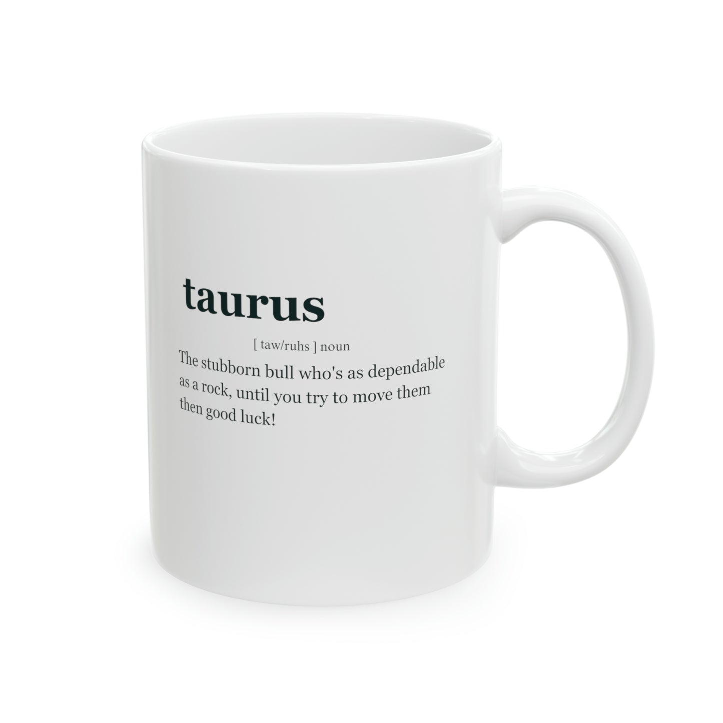 "TAURUS" Zodiac sign Ceramic Mug,