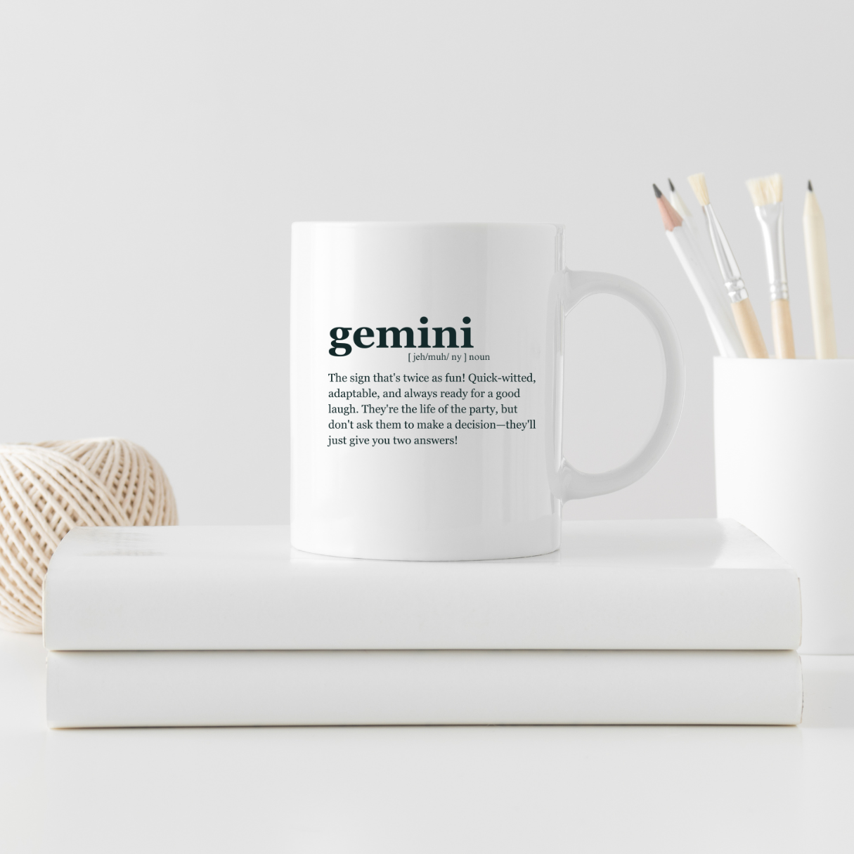 "GEMINI" Zodiac sign Ceramic Mug,