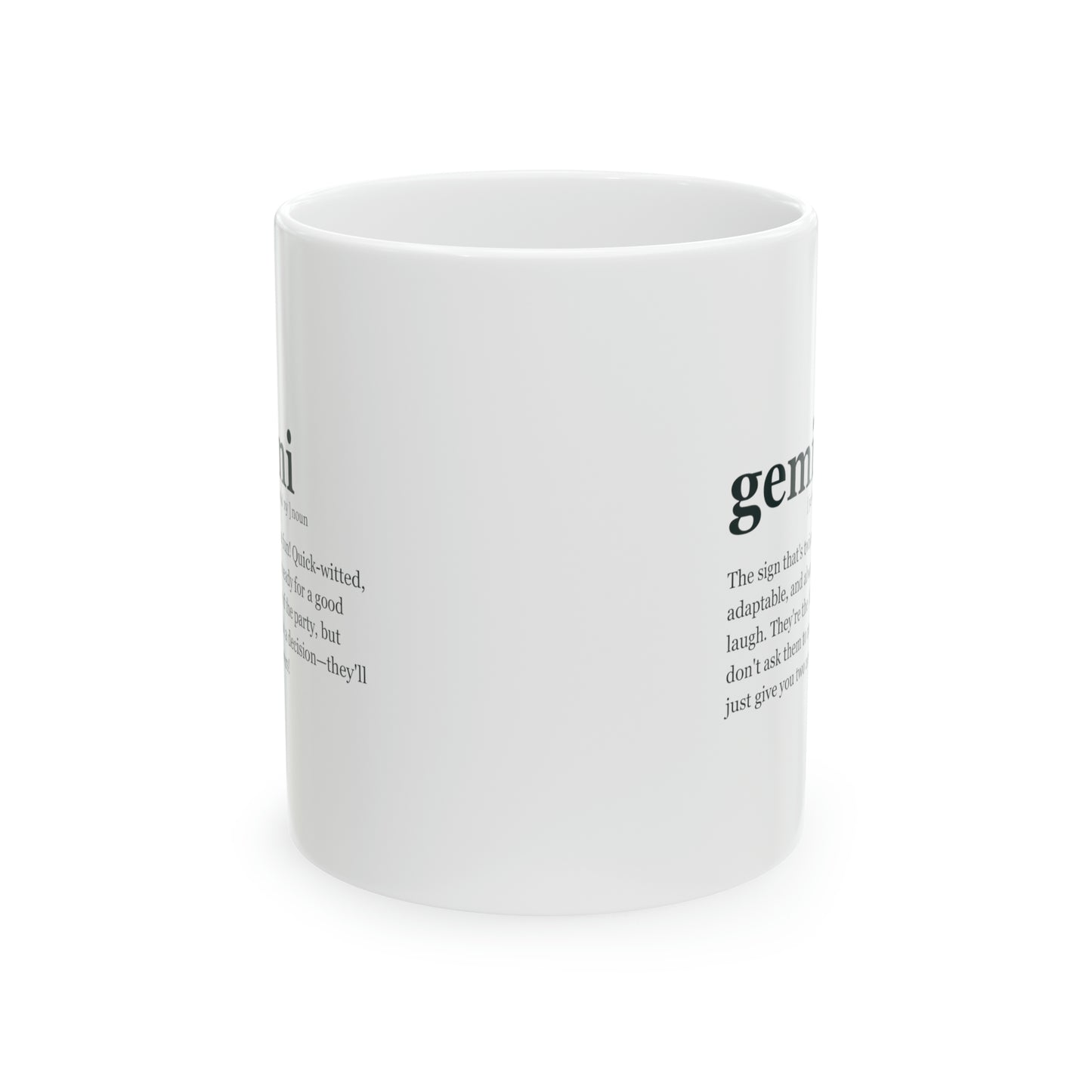 "GEMINI" Zodiac sign Ceramic Mug,