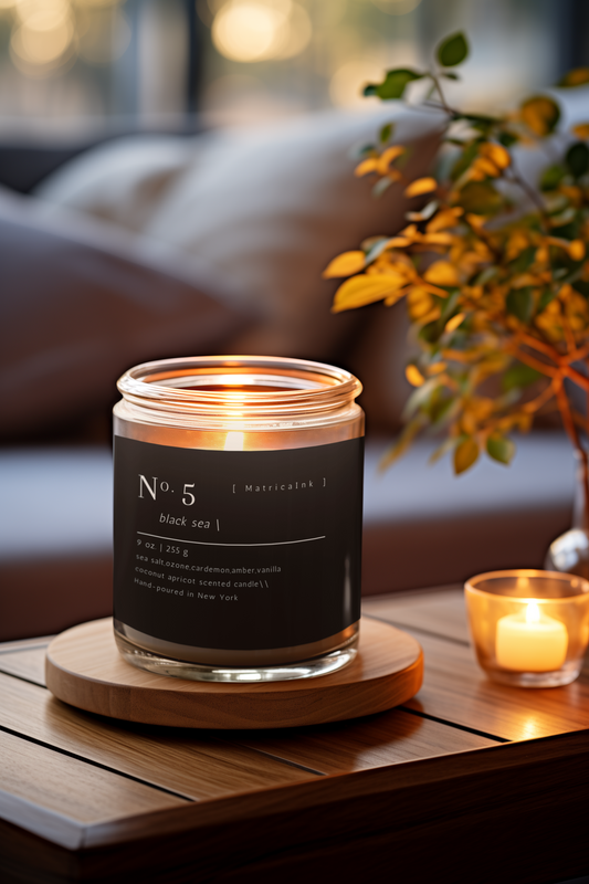 No 5 Candle collection